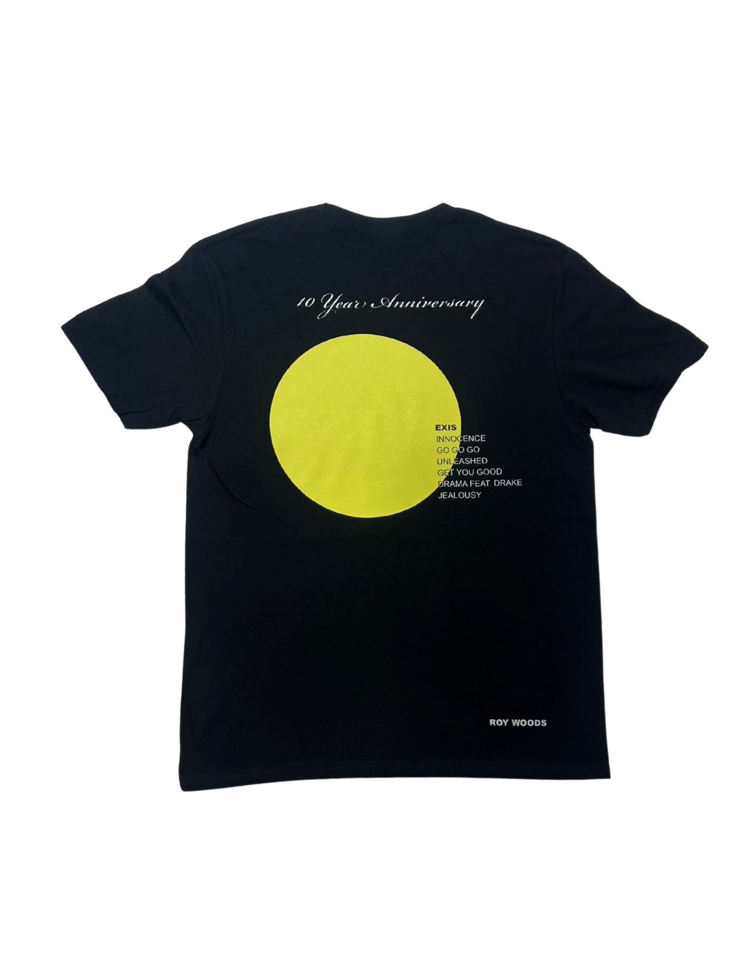 Roy Woods – Exis 10 Year Anniversary T-Shirt (Black)