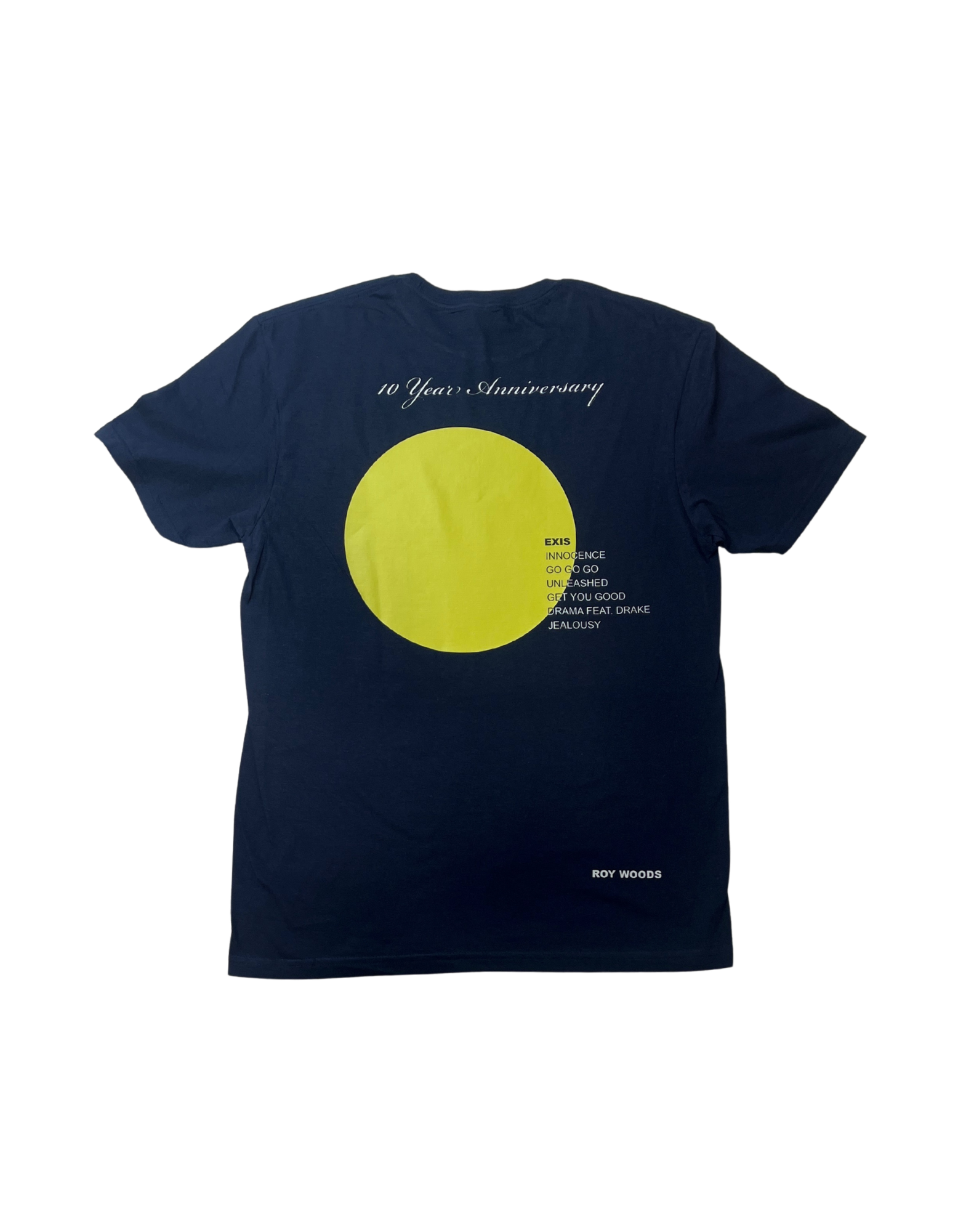 Roy Woods – Exis 10 Year Anniversary T-Shirt (Navy)